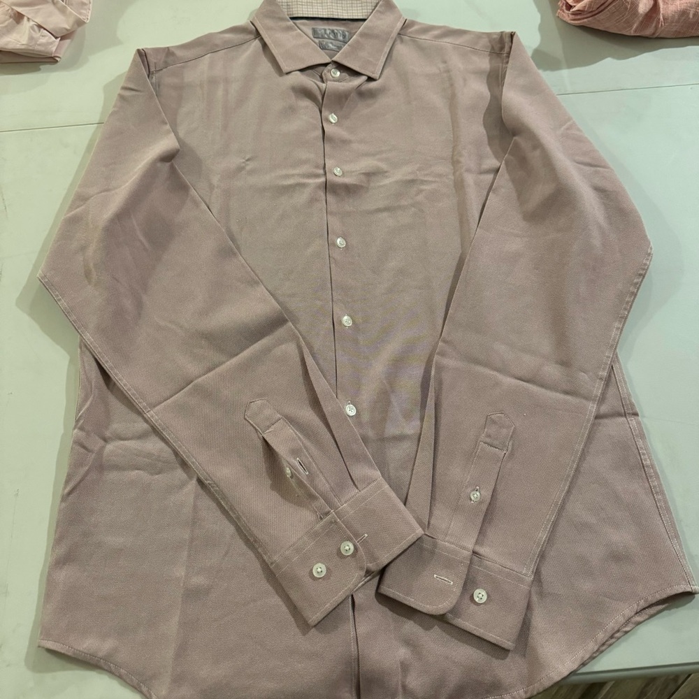 Truly Men's Classic Fit Dress Shirt Size L